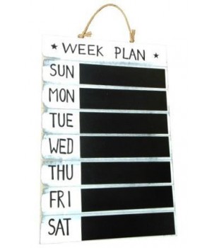 Weekplanner met ophangkoord